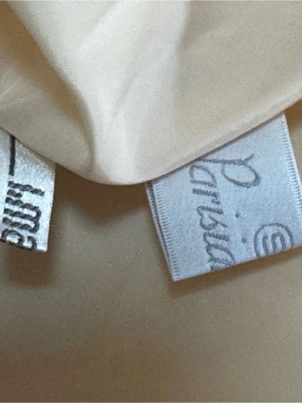 Parisian Maid I. Magnin Vintage 60s-70s Light Peach Slip Skirt XS
